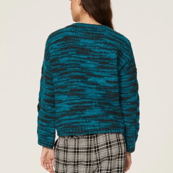 sita murt Stripe Cable Knit Sweater - Picture 3 of 5